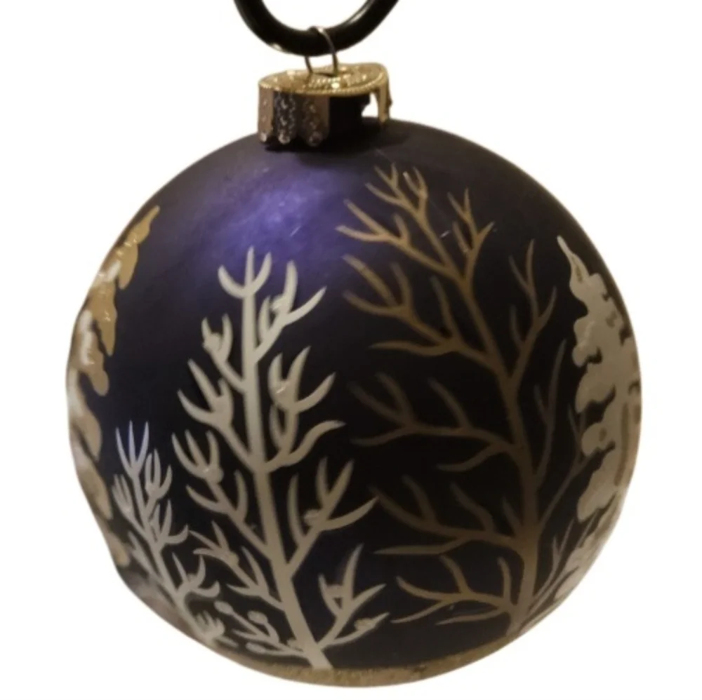 Hand Crafted Upcycled Christmas Tree Ornaments Gold